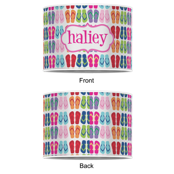 FlipFlop 8" Drum Lampshade - APPROVAL (Poly Film)