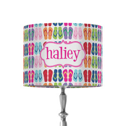 FlipFlop 8" Drum Lamp Shade - Fabric (Personalized)
