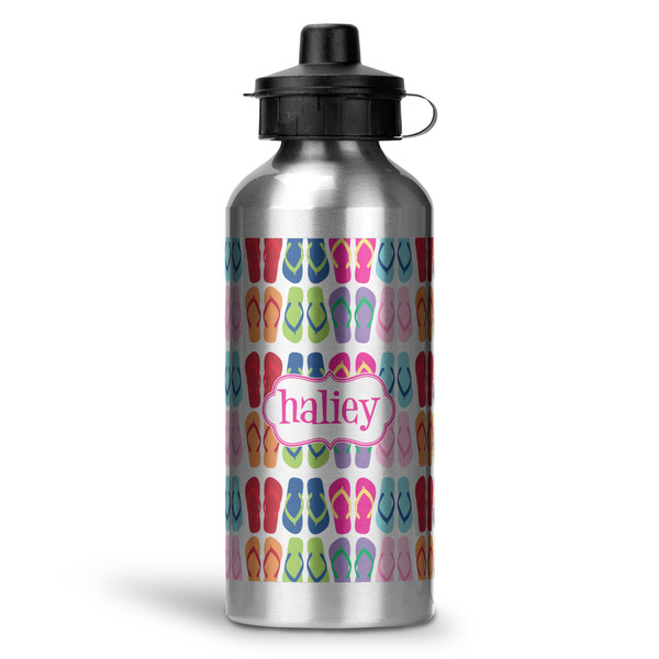 Custom FlipFlop Water Bottle - Aluminum - 20 oz (Personalized)