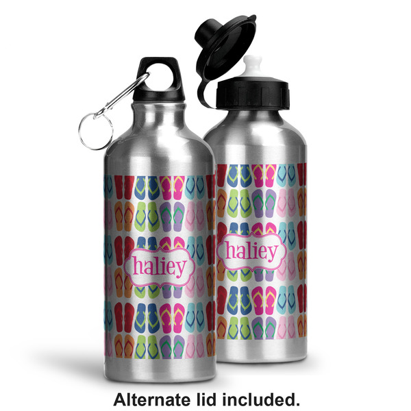 FlipFlop Aluminum Water Bottle - Alternate lid options