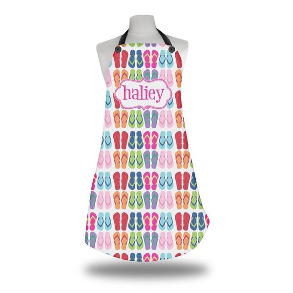 Custom FlipFlop Apron w/ Name or Text