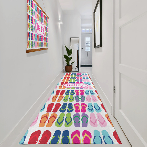 FlipFlop Area Rug Sizes - In Context (vertical)