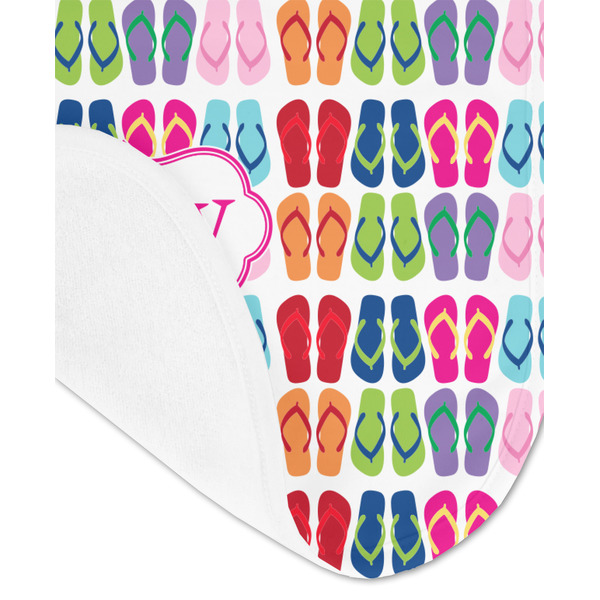 FlipFlop Baby Bib - AFT detail