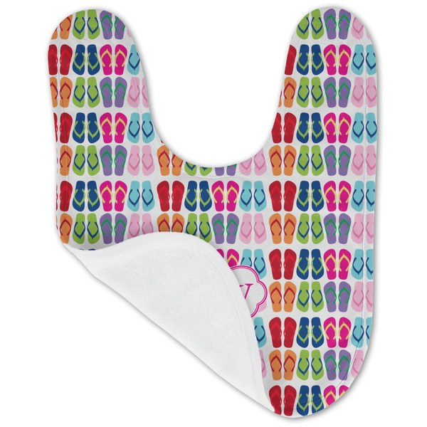 FlipFlop Baby Bib - AFT folded