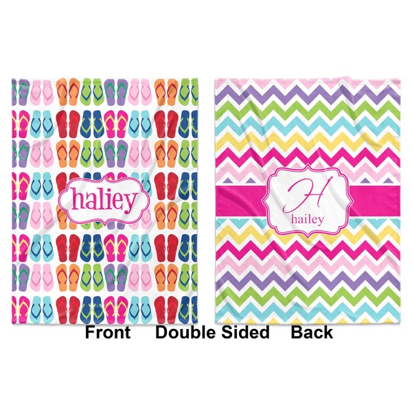 FlipFlop Baby Blanket (Double Sided - Printed Front and Back)