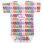 FlipFlop Baby Bodysuit 12-18 (Personalized)