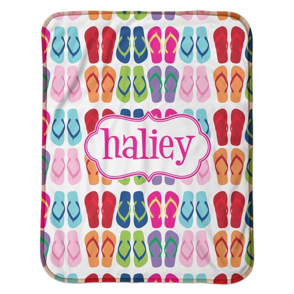 FlipFlop Baby Sherpa Blanket - Flat