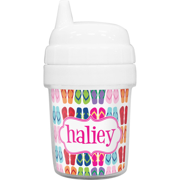 Custom FlipFlop Baby Sippy Cup (Personalized)