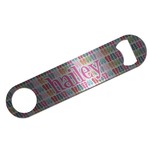 FlipFlop Bar Bottle Opener - Silver w/ Name or Text
