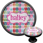 FlipFlop Cabinet Knob (Black) (Personalized)