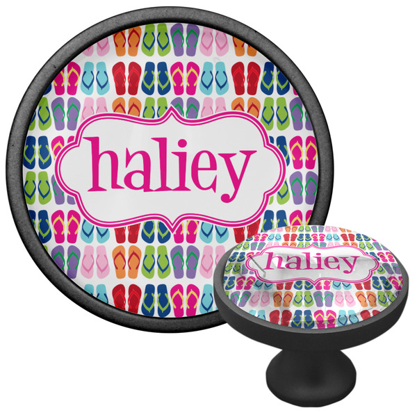 FlipFlop Cabinet Knob - Black - Multi Angle