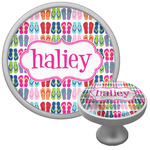 FlipFlop Cabinet Knob (Silver) (Personalized)