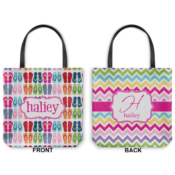 FlipFlop Canvas Tote - Front and Back