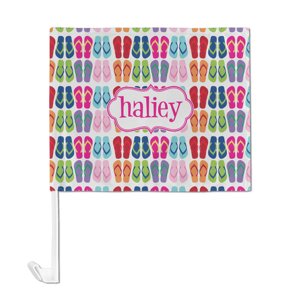 FlipFlop Car Flag - Large - FRONT