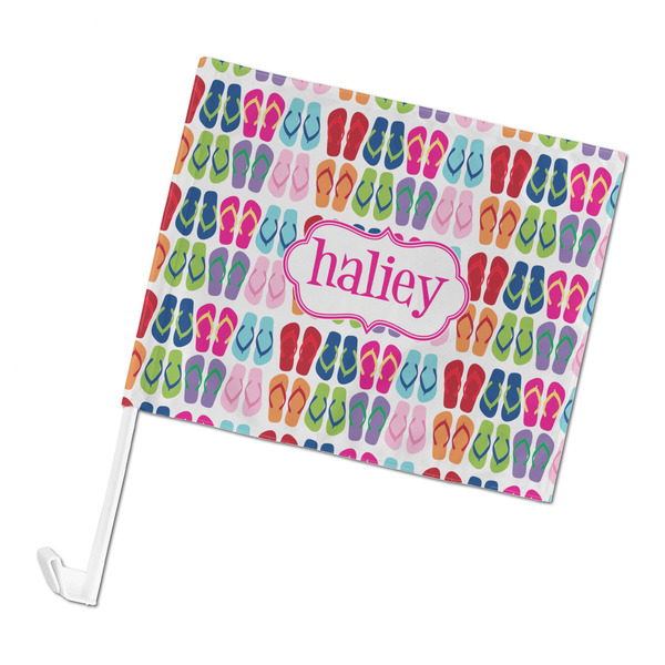 Custom FlipFlop Car Flag - Large (Personalized)