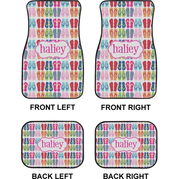 FlipFlop Car Floor Mats Set (2F + 2B)