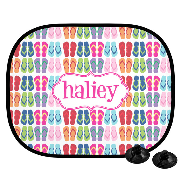 Custom FlipFlop Car Side Window Sun Shade (Personalized)