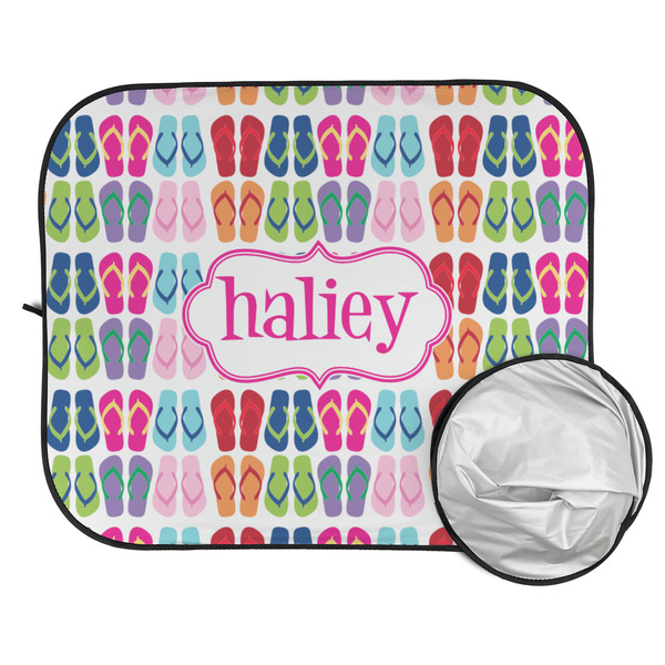 FlipFlop Car Sun Shades - FOLDED & UNFOLDED