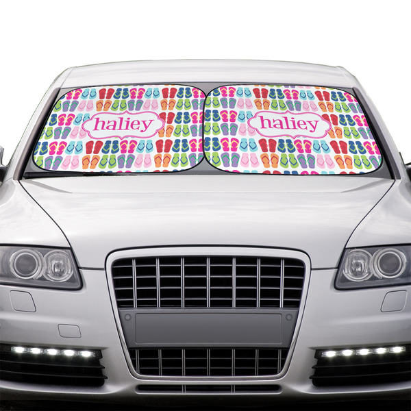 FlipFlop Car Sun Shades - IN CONTEXT
