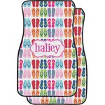 FlipFlop Car Floor Mats (Front Seat) (Personalized)