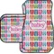 FlipFlop Car Floor Mats Set - 2 Front & 2 Back (Personalized)
