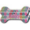 FlipFlop Ceramic Dog Ornament - Front & Back w/ Name or Text