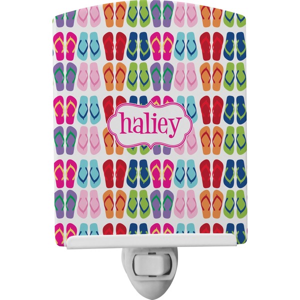 Custom FlipFlop Ceramic Night Light (Personalized)