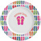 FlipFlop Ceramic Dinner Plates (Set of 4) (Personalized)