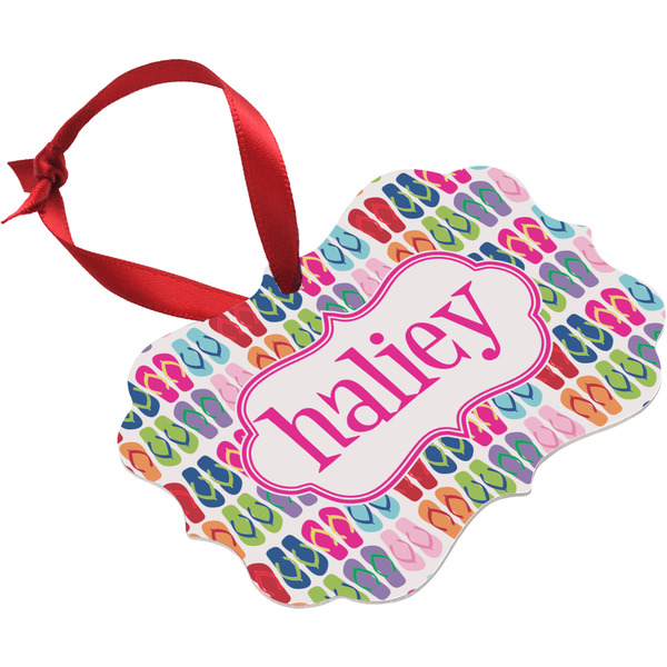 FlipFlop Christmas Ornament
