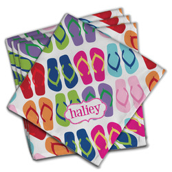 FlipFlop Cloth Napkins (Set of 4) (Personalized)