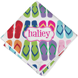 FlipFlop Cloth Napkin w/ Name or Text