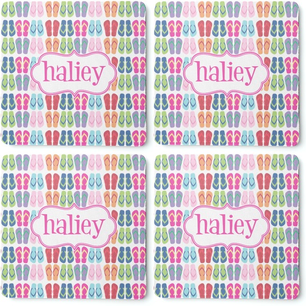 FlipFlop Coaster Rubber Back - Apvl