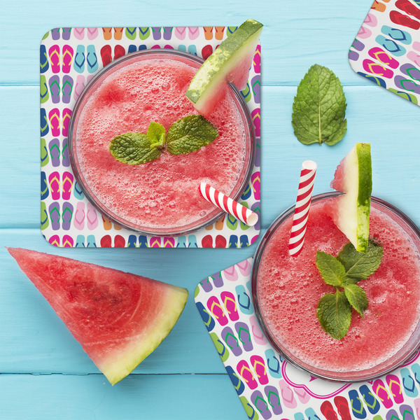 FlipFlop Coaster Set - LIFESTYLE