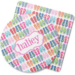 FlipFlop Rubber Backed Coaster (Personalized)