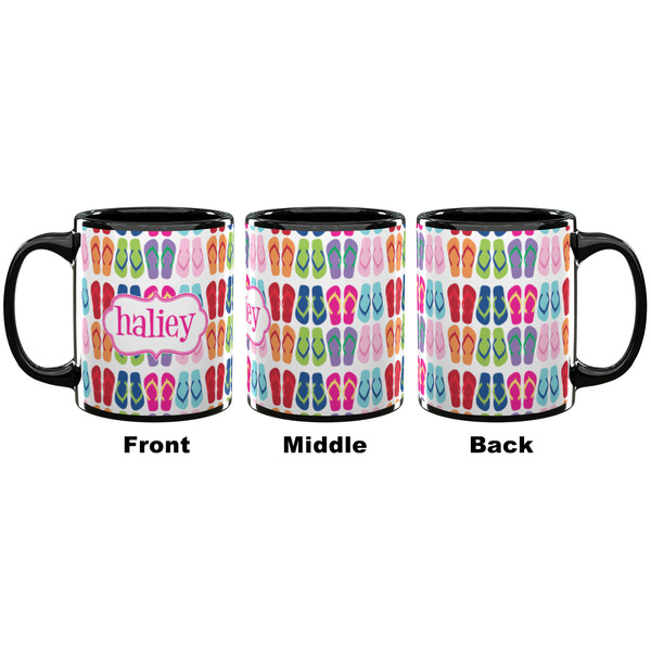 FlipFlop Coffee Mug - 11 oz - Black APPROVAL
