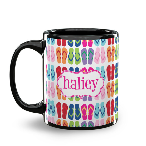FlipFlop Coffee Mug - 11 oz - Black