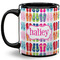 FlipFlop 11 Oz Coffee Mug - Black (Personalized)