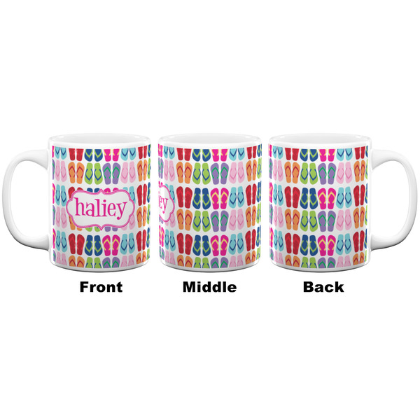 FlipFlop Coffee Mug - 11 oz - White APPROVAL