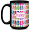 FlipFlop 15 Oz Coffee Mug - Black (Personalized)