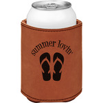 FlipFlop Leatherette Can Sleeve - Single Sided (Personalized)