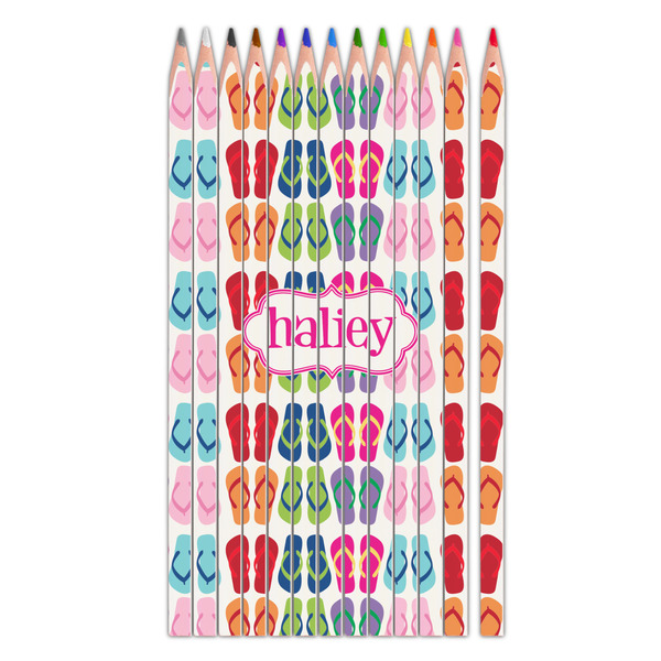 Custom FlipFlop Colored Pencils (Personalized)