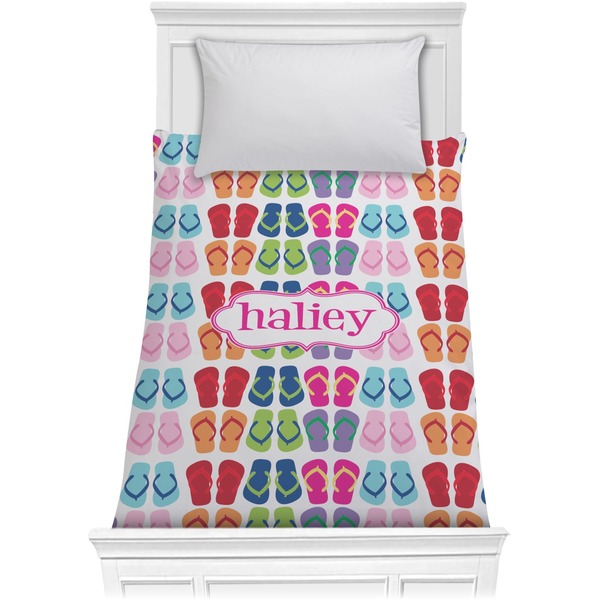 Custom FlipFlop Comforter - Twin XL (Personalized)