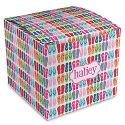 FlipFlop Cube Favor Gift Boxes (Personalized)