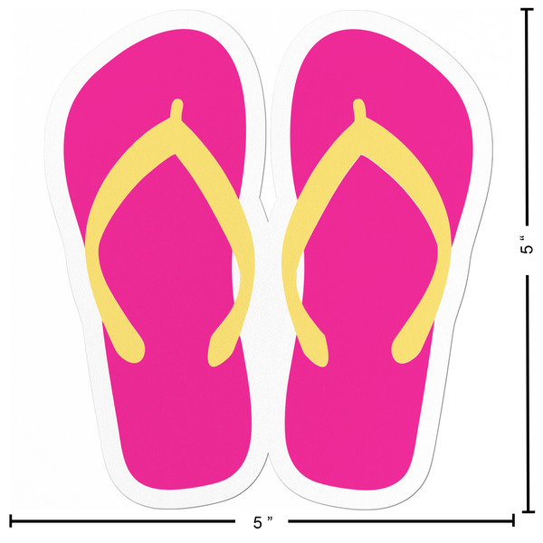 FlipFlop Custom Shape Iron On Patches - L - APPROVAL