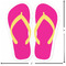 FlipFlop Custom Shape Iron On Patches - L - APPROVAL