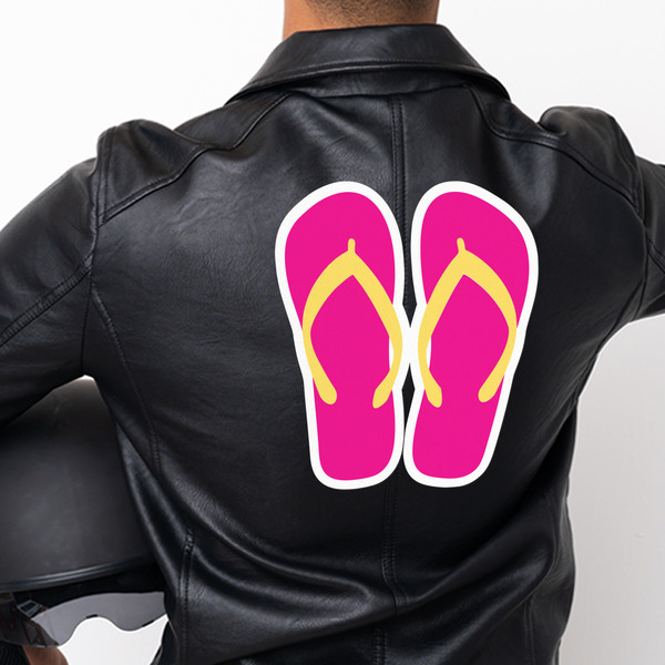 FlipFlop Custom Shape Iron On Patches - XXXL - APPROVAL
