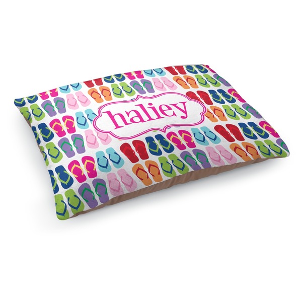 Custom FlipFlop Dog Bed - Medium w/ Name or Text