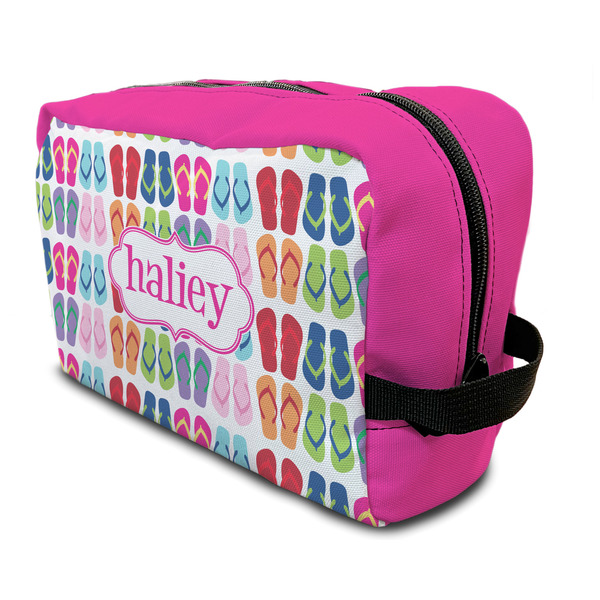 Custom FlipFlop Toiletry Bag / Dopp Kit (Personalized)