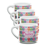 FlipFlop Double Shot Espresso Cups - Set of 4 (Personalized)
