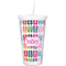 FlipFlop Double Wall Tumbler with Straw (Personalized)